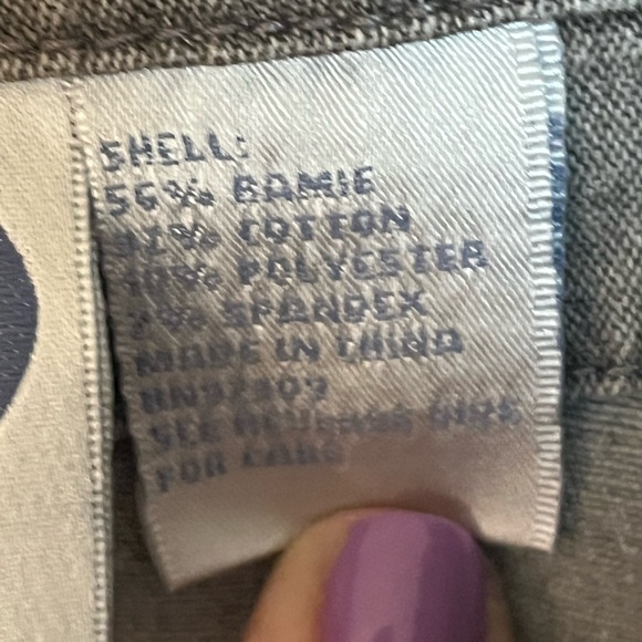 DG2 By Diane Gilman Gray Flower Denim Jacket - Picture 8 of 11